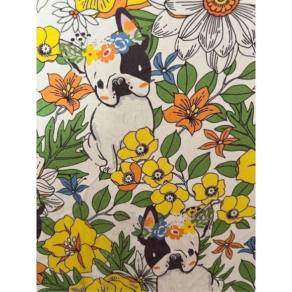 Rock your kid floral Frenchie puppy dress - Picture 4 of 7